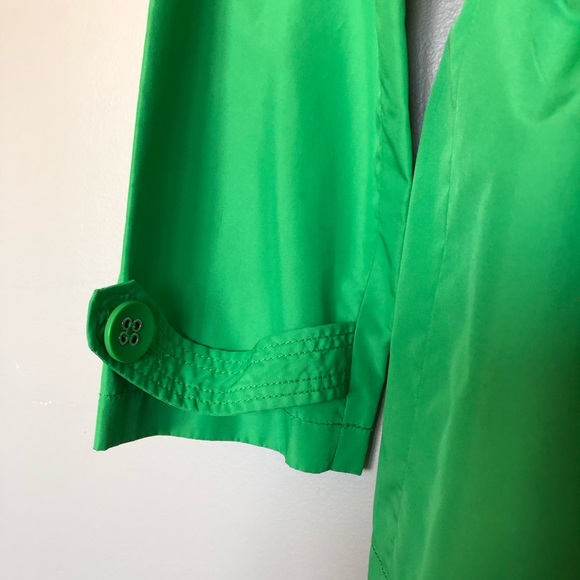 Cleo Trench Coat Green Size 10 - Picture 3 of 6